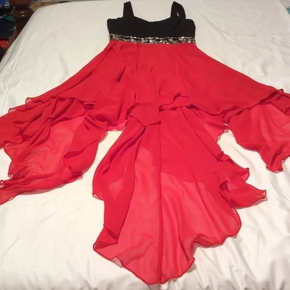 B.Darlin black/white size 7/8 girl's dress. - Picture 5 of 6